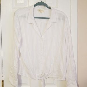 Cloth & Stone bottom tie top